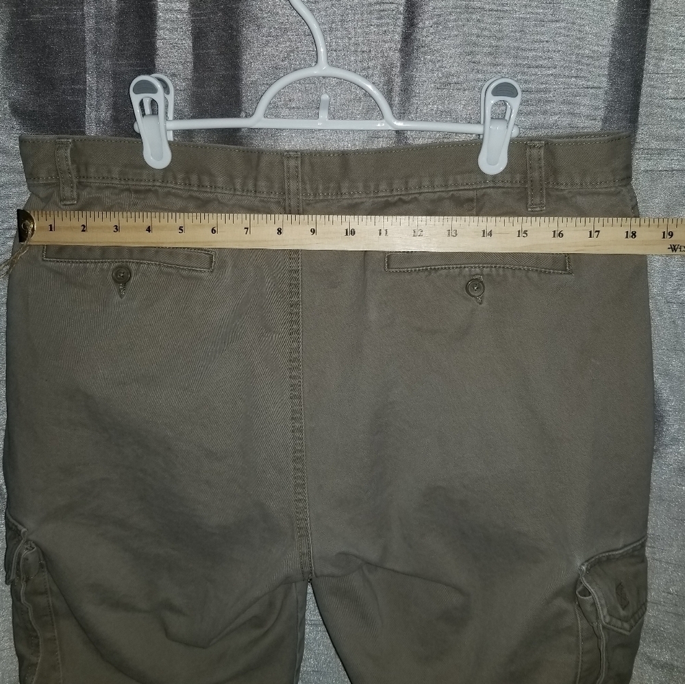 Denver Hayes Mens Cargo Straight Leg Chinos Beige Label Reads Size 36x30* - Picture 4 of 16
